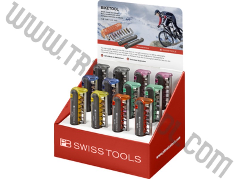 PB Swiss Tools ชุดเครื่องมือสำหรับจักรยาน PB PB 470 POS COL