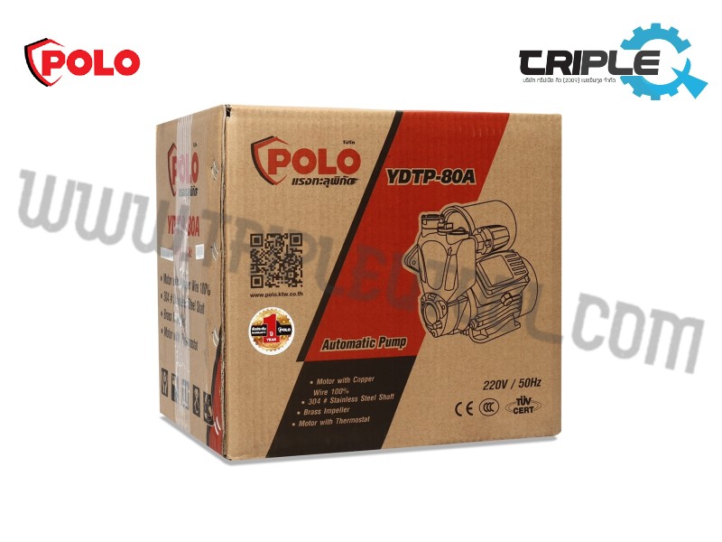 POLO YDTP-80A ปั๊มอัตโนมัติ 1 HP