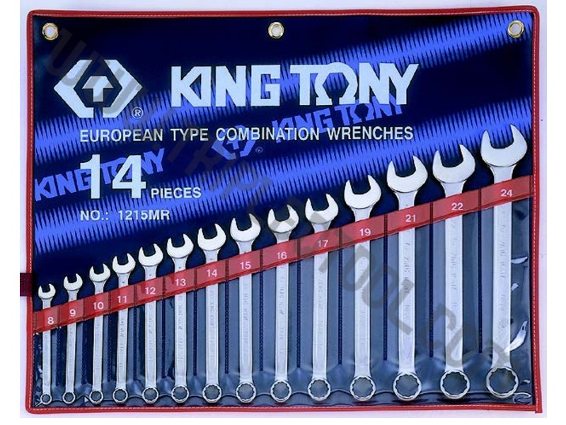 KINGTONY ประแจแหวนข้าง-ปากตาย ชุด 14 ตัว NO.1214SR