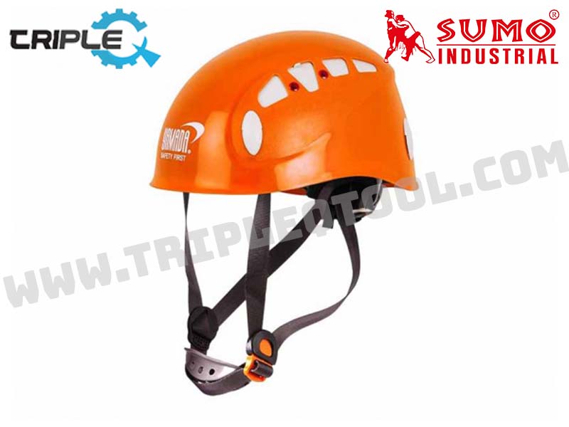 SUMO หมวกกันกระแทกสำหรับงานบนที่สูง ABS (สีส้มและแดง)